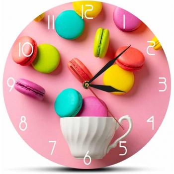 Girls Room Macaron Wall Watch