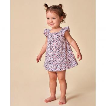 Día de Sol: Vestido Plástico Floral Gocco para Niña