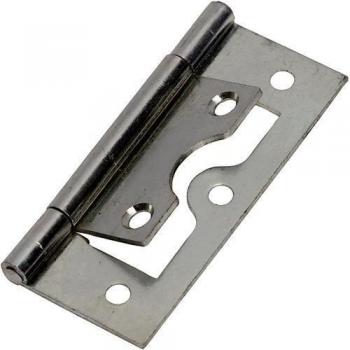 Securit Zinc Plated 60mm Flush Hinge