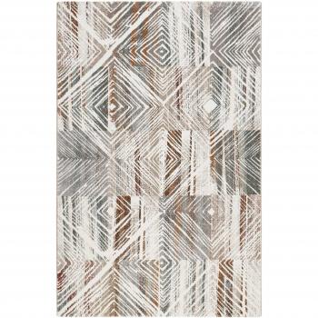 Tapis Chic Esprit Gris et Brique 200x290