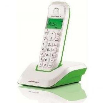 Teléfono inalámbrico Motorola S1201 color verde