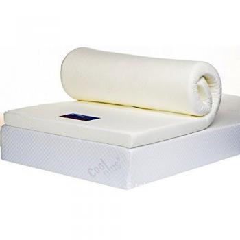 UK Single 3‑Inch BodyMold Premium Memory Foam Mattress Overlay and Cover