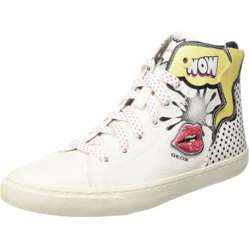 Geox Donna Club B Collo Alto 36 in Bianco