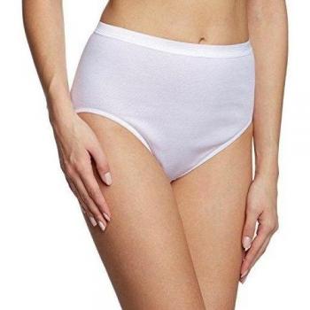 Women's Large Calida Light Tailored Brief (White)