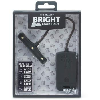 Foco de Lectura Brillante Gris Claro