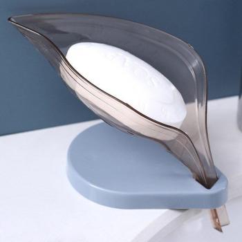 Leaf-shaped brush storage