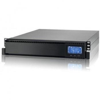 SAI Lapara 3000VA/2700W v09, en línea, doble conversión, rack 2U, 8x IEC, USB/RS232, RJ45, LCD