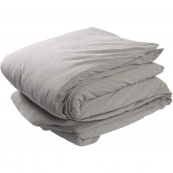 Housse de couette Palace, Coton, 240 x 220 cm, Gris