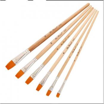 Synthetic Nylon Brush Collection – Acrylic, Oil, Watercolor