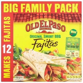 Original Smoky BBQ Fajitas (Old El Paso) – 750 g