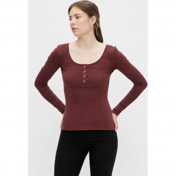 Pieces Basic-Langarmshirt PCKITTE LS TOP