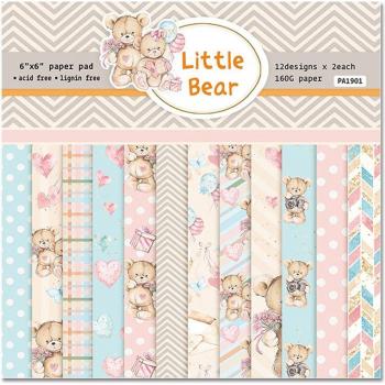 Recortes de Papel Oso Retro 24 Unids