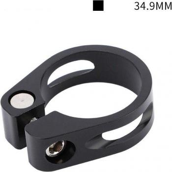 Abrazadera de aluminio para sillín de bicicleta de montaña 31.8/34.9mm