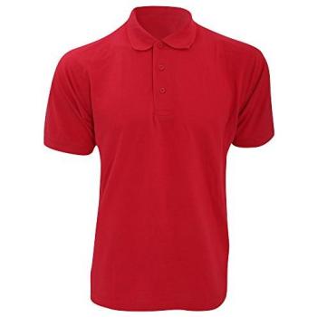 Classic Superwash Short Sleeve Polo Shirt (Red) – 3XL