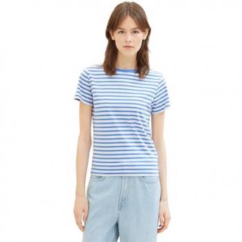Tom Tailor Denim T-Shirt mit Rundhalsausschnitt, Größe S
