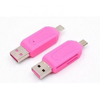 Lecteur de carte Micro USB OTG pour PC et téléphone