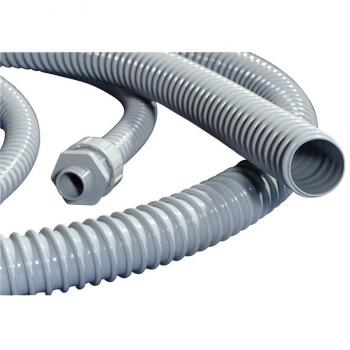 Graues Wellrohr 12 mm PSR16 von HellermannTyton