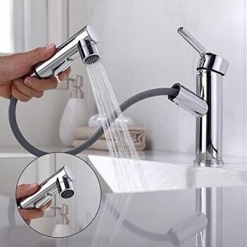 Waterproof Pull‑Out Spray Kitchen Tap