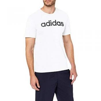 Adidas Herren E LIN Tee T-Shirt, Weiß/Schwarz, M