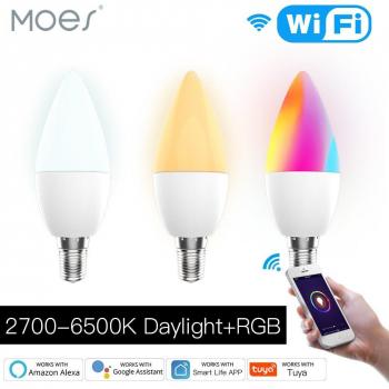 Lampe LED Intelligente 2700‑6500 K 4,5 W Wi‑Fi TVB – Compatible Alexa & Google Home