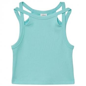 S.Oliver Cardigan Ripp-Tanktop mit Cut-Outs