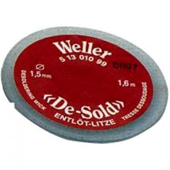 Weller Entlötlitze De-sold auf Spule, 2,0 mm Breite, 1,6 m Länge