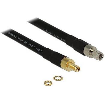 DELOCK CFD400 10m Low Loss SMA to SMA Antenna Cable
