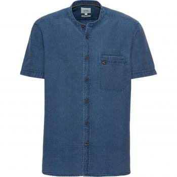 Camel active Herren Hemd Kurzarm, Farbe Elemental Blue, Größe XL