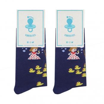 Pinrelitos Azul Marino Calcetines Pepe Pinreles Patitos de Feria