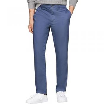 Tommy Hilfiger Regular Fit Chino mit Gesäßtaschen in Jeansblau, Größe 31/32