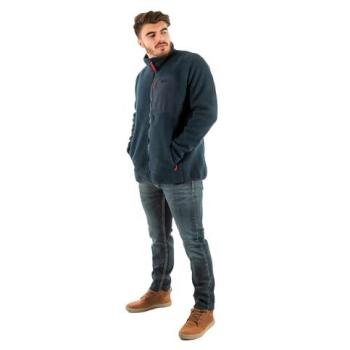 Helly Hansen Panorama Pile Block Jacket – Ocean Blue, Large (Men)