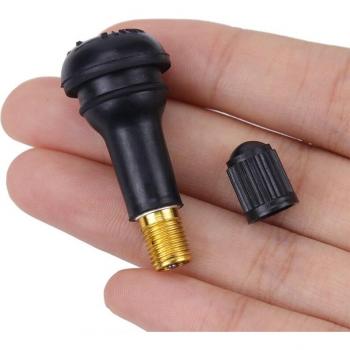 5Pcs Auto Tubeless Ventiel TR-413 met Stofkappen