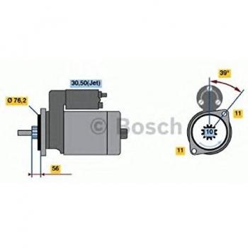 Bosch 0986016700 Starter Motor 1,7 kW Output