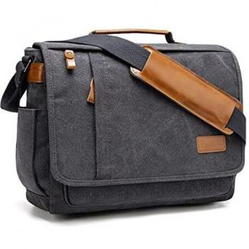 Estarer Sac à Dos Ordinateur Portable 15.6 Pouces Homme Canevas