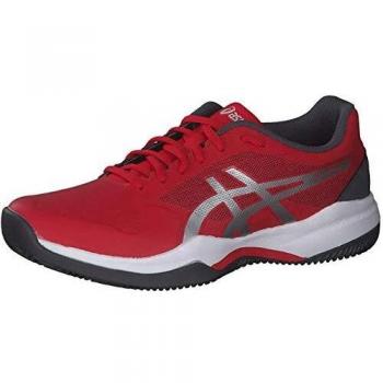 Herren-Tennisschuhe ASICS Gel‑Game 7 Clay/Oc – Classic Red/Pure Silver – Größe 47 EU