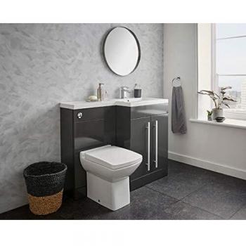 Kvit Matrix Toilet Unit Gloss Grey