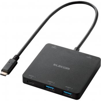 ELECOM 3-in-1 USB-C Hub für Surface GO und Pro 7