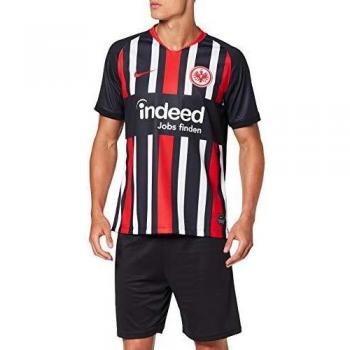 Nike Herren SGE M NK BRT STAD JSY SS HM Fußballtrikot, Schwarz/University-Red Full Sponsor, S