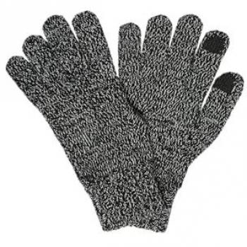 Touchscreen-fähige Handschuhe aus Moulinéstrick