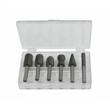 Awtools, Set di 6 punte per fresa metallo Fi 6 mm