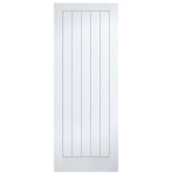 LPD Vertical 5P Primed White Internal Fire Door 686 x 1981mm