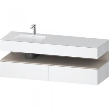Ensemble Duravit Qatego Vasque Encastrée 160x50x60 cm – Kon-WTU, B, B l, T m/blanc mat
