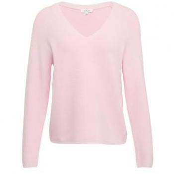 S.Oliver Gerippter Baumwoll-Mix‑Pullover für den Alltag