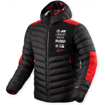 Tessuto Revit Giacca Midlayer Nero Rosso 3XL
