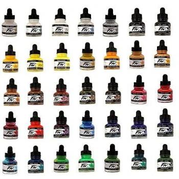 Fw Fluorescent Acryl Ink 1 Oz Yellow by Daler Rowney