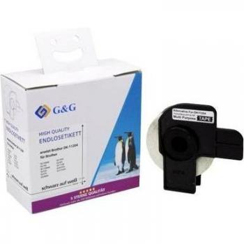 G&G 17 x 54 mm Thermal Transfer Paper, White, 400 Units, Permanent Adhesive