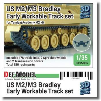 Tamiya Bradley 1/35 – Kit de Pista Móvil Antiguo
