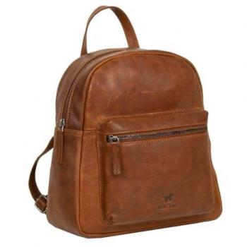 Cityrucksack MUSTANG Memphis backpack round, braun (cognac)