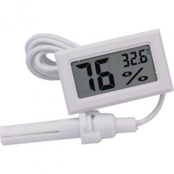 Termómetro Digital LCD Higrómetro Mini Blanco