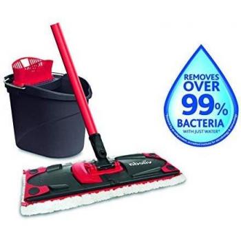 Vileda Set Completo Ultramax Plano Fregona Con Cubeta System Limpieza Conjunto